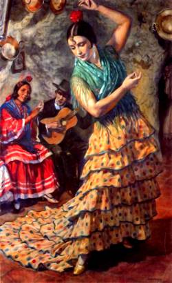 Джордж Апперлей. Танцующая цыганка