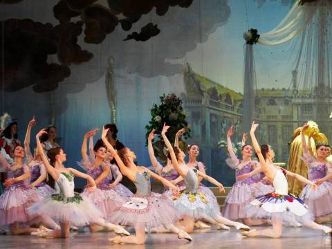 В королевских садах празднуют день рождения Авроры...