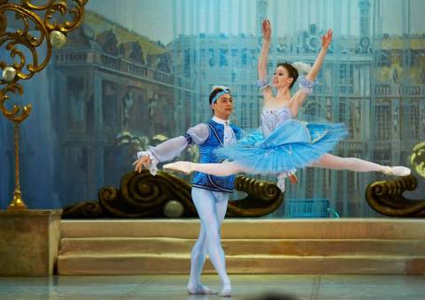 Па-де-де принцессы Флорин и Синей Птицы...