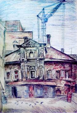 Евгений Куманьков. Старая Москва. Бывший красавец (1971)