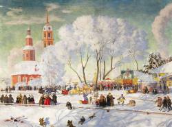 Борис Михайлович Кустодиев. Масленица (1920)