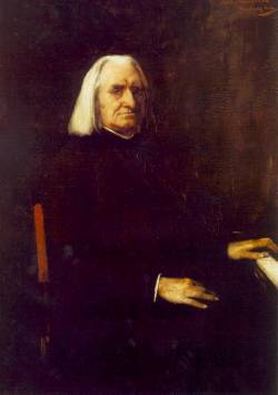 Ференц Лист (портрет кисти Михая Мункачи, 1886 г.)