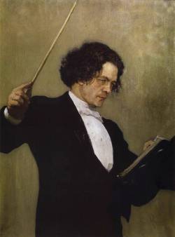 Антон Рубинштейн. Портрет кисти Ильи Репина (1887 г.)