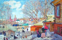 Константин Фёдорович Юон. Весенний солнечный день (1910)