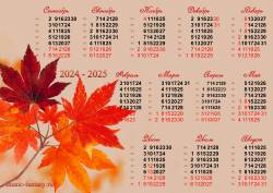 Календари на 2024-2025 учебный год