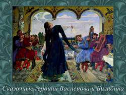 Сказочные героини Васнецова и Билибина